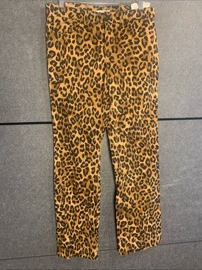 Jones New York Leopard Print Jeans - Tan & Black